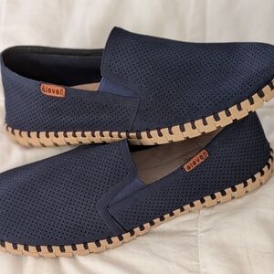 Men’s Navy Slip-On Loafers